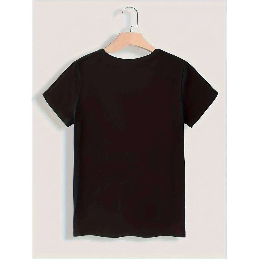 Sexy Lips Print Crew Neck Short Sleeve T-Shirt, Casual Sport Tops, Women's Clothing XJ260306 XJ260306