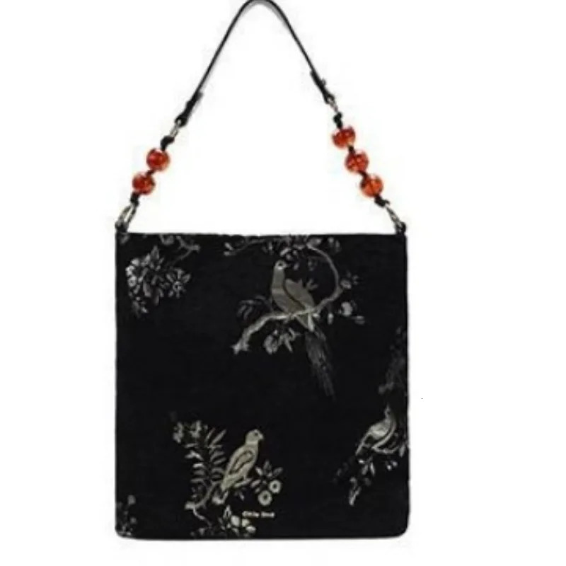 2026 Chinese Style Large Capacity Womens Shoulder Bag Summer Armpit Ancient Tote Canvas Retro Elements 260307