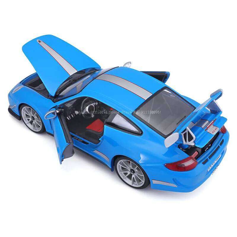 Bburago 1: 18 Porsche 911 GT3 RS 4.0 racing die-casting static model alloy car toy collection gift Z260306