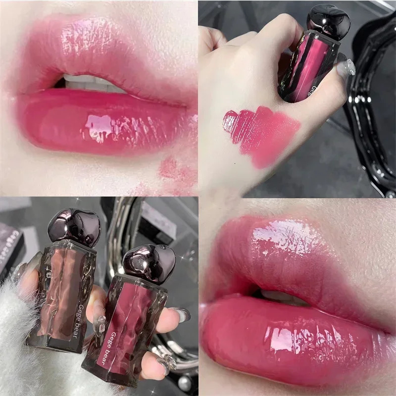 7 Colors Mirror Dyeing Lip Gloss Moisturizer Liquid Lipstick Waterproof Long Lasting Red Lip Tint Korean Natural Makeup Cosmetic 260304