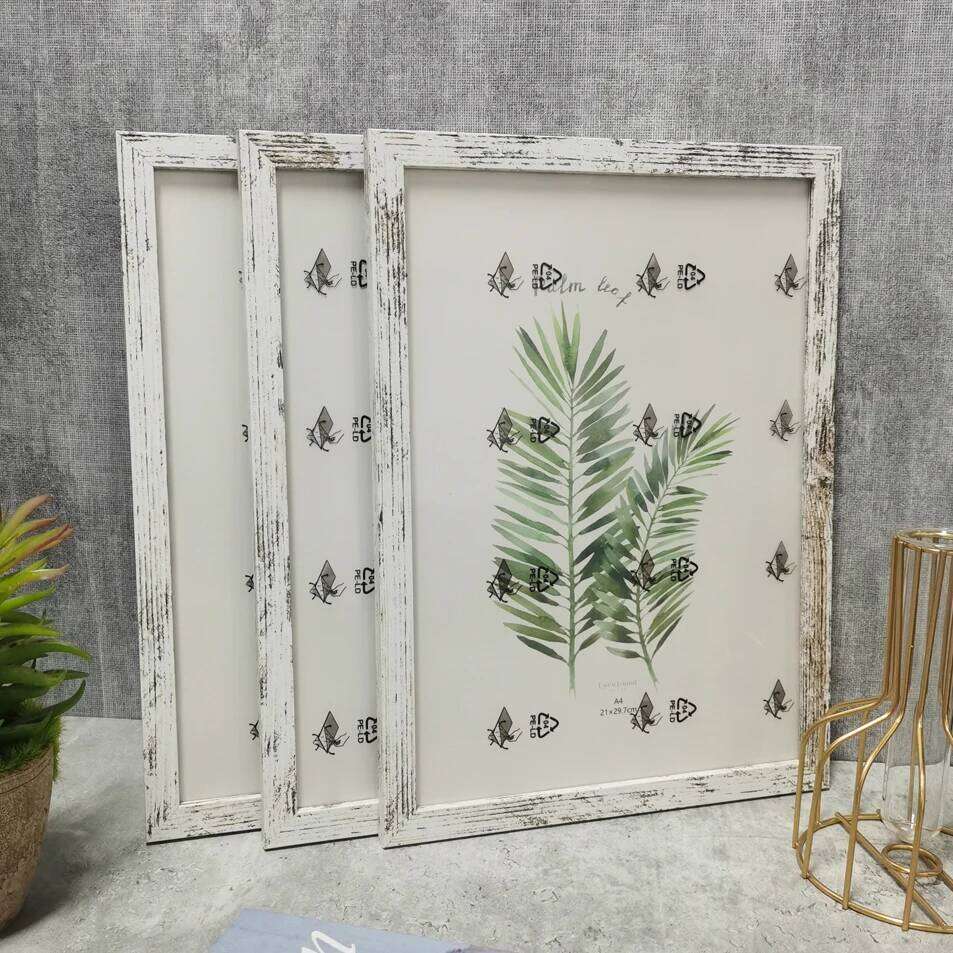 3Pcs Wooden Frames For Picture Wall 10X15 15X20 20X25 A4 Pictures Frame Stand Desktop Photo Decor Commemorative Gift H260306