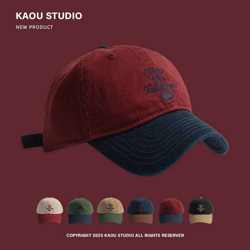 Spring and Summer Baseball Women's All-Match Trendy Men's Embroidered Peaked Cap Outdoor Sports Sun-Proof Y260304