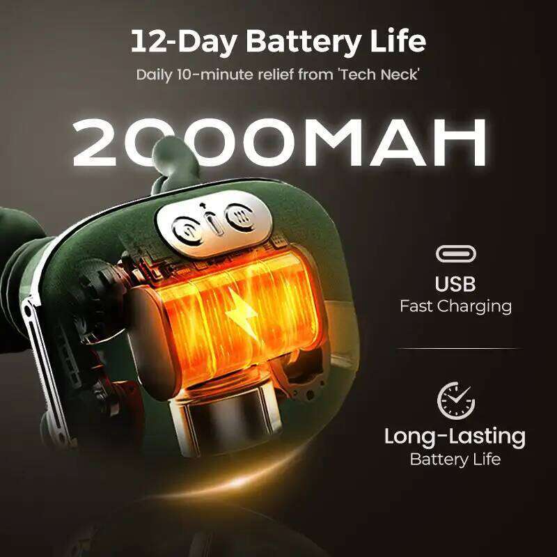 3D with Soothing Heat Deep Tissue Kneading for Back & Pain Relief,Bionic Neck Shoulder Massager 26Y0307