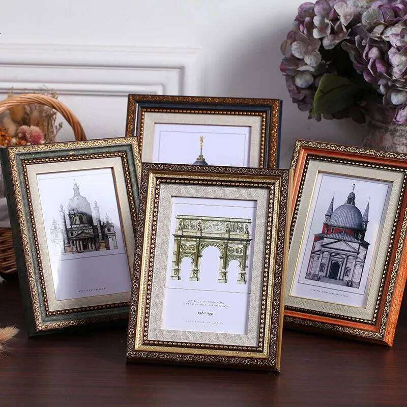 Court Retro Style Home Decoration, Picture Three-Dimensional Photo Frame, New , Office Desktop Ornament H260306