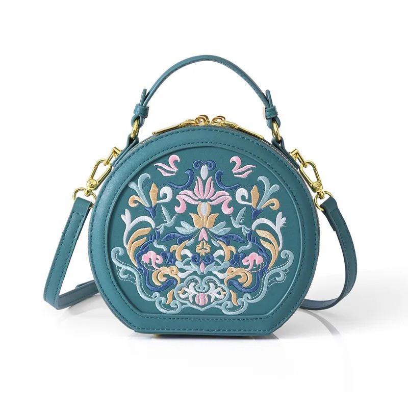 Handheld Trend Crossbody Bags for Woman Shoulder Bag Small Round Purse and Handbags Bolsos Mujer 260307
