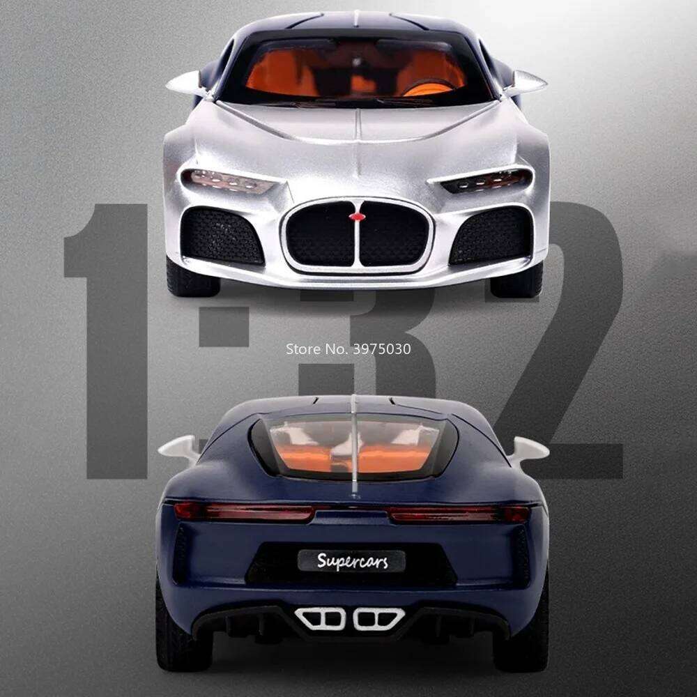 1:32 Alloy Atlantic 720S Toy Diecast Models Cars Wheel Pull Back Miniature Sports Car Doors Opened Vehicles for Festival Gifts Z260307