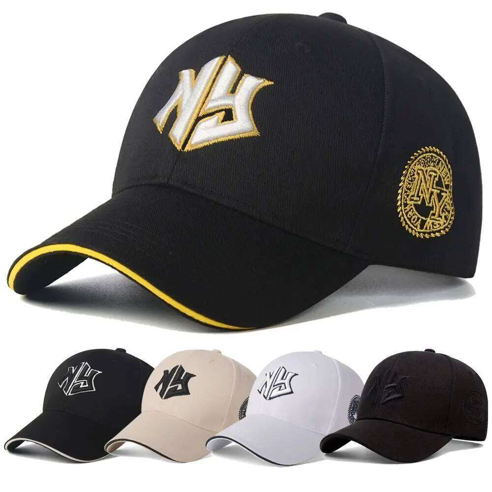 Versatile Adjustable Embroidery Baseball Hip-hop Casual Peaked Cap Sun Protection Hats For Man Women Outdoor Sports Y260304