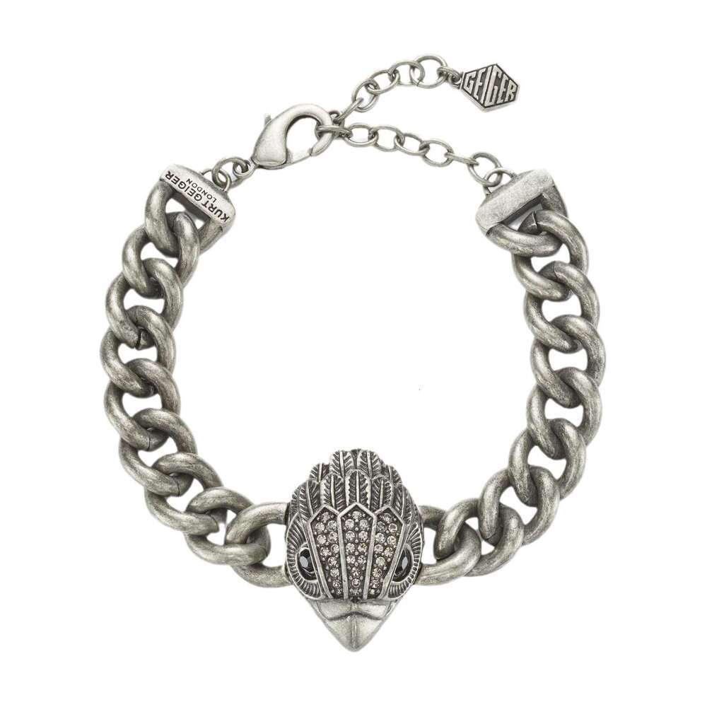 Cross-border E-commerce European and American Hot-selling New Product High-quality Eagle Head Hip-hop Cuban Men's Bracelet Source Manufacturer