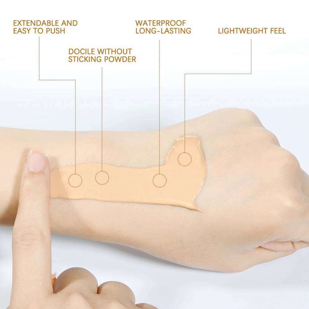 Flawless All Day 6 Color Waterproof Concealer Foundation For Women Makeup Full Coverage Long Lasting Moisturizing 26Li0306