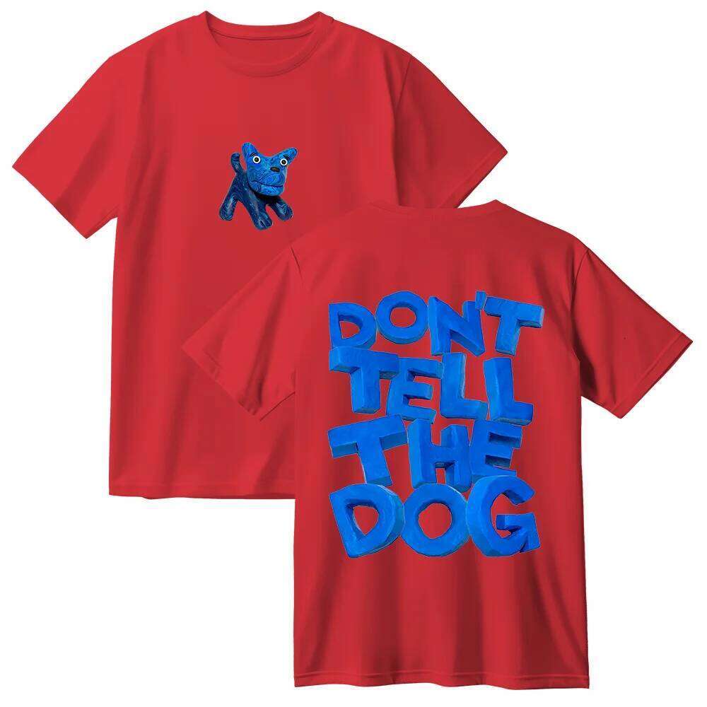 James Marriott Don't Tell The T-Shirt Unisex Indie Music Cartoon Dog Graphic Tee Artistic Print Streetwear for Fans XJ260306