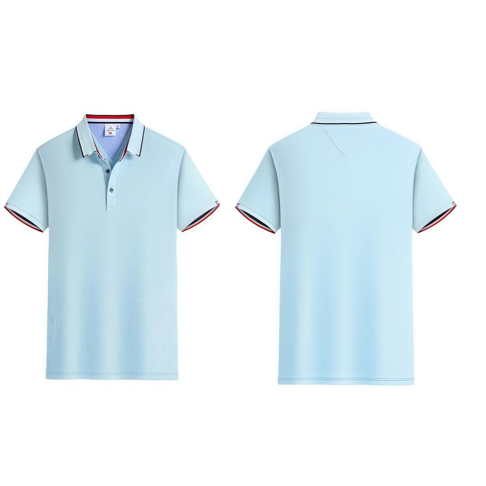Summer Casual Loose Fit Short Sleeve Polo Shirts Customizable Corporate Printed Work Uniforms for Men And Women 260304