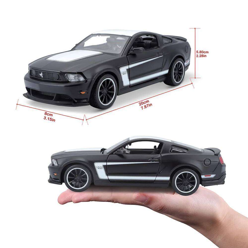 Maisto 1:24 Ford Mustang Boss 302 Series simulation alloy car model crafts decoration collection toy gift Z260306