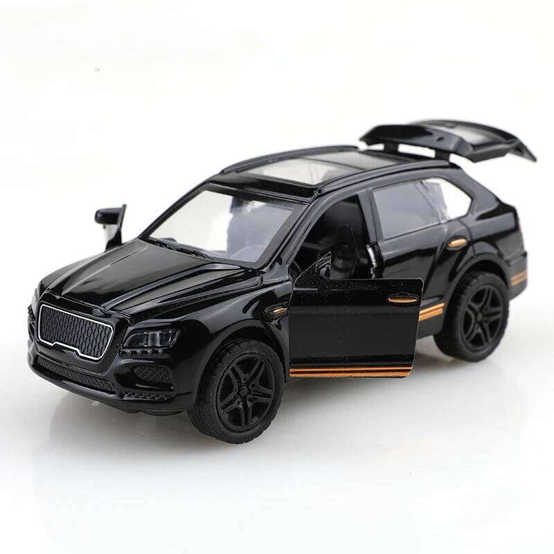 bagged1:36 Alloy Model Simulation Bentley Bentayga Vehicle Pull Back Car Ornaments Collection Toys For Boy Children Z260306
