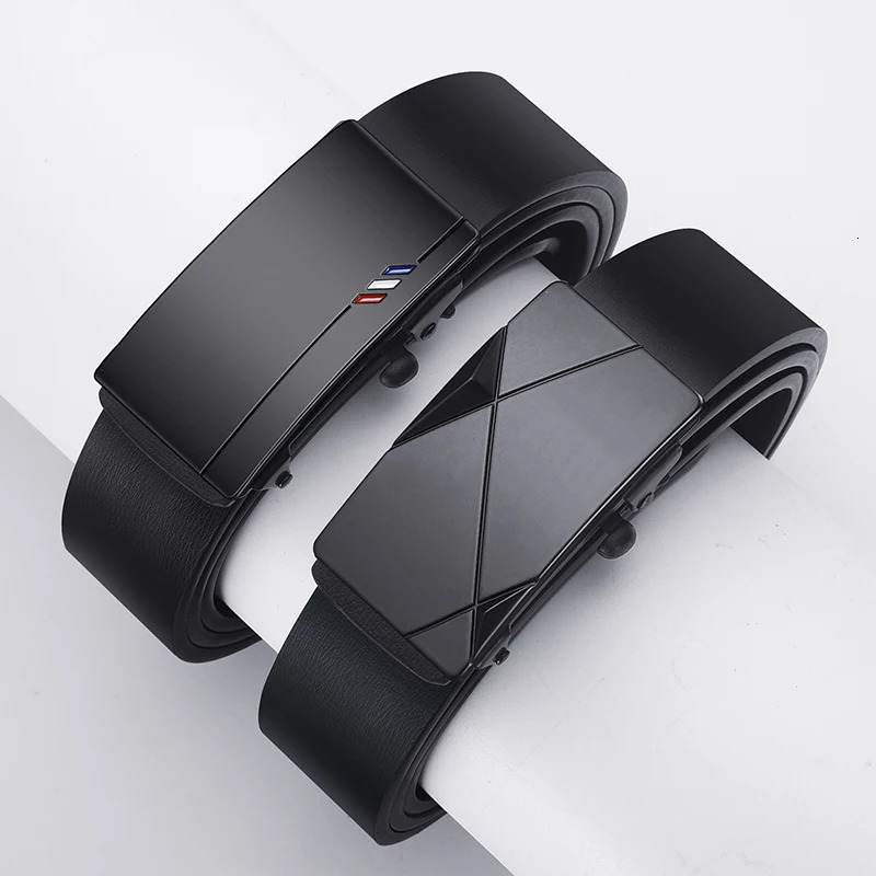 Fashionable Mens Alloy Automatic Buckle Belt With Mens Business Suit Pants Belt High-quality Casual Mens Belt 260302
