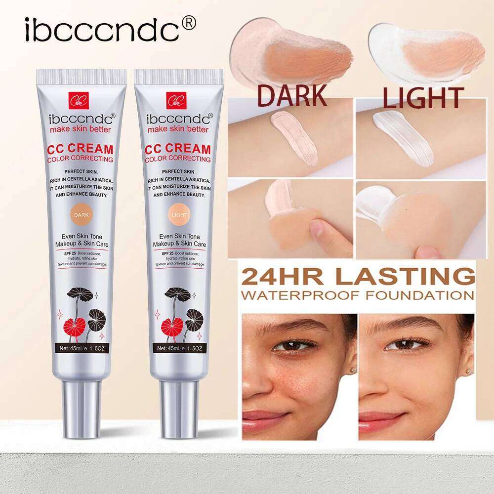CC Cream Waterproof Moisturizing Correcting Anti-sweat Before Concealer Lasting Women Protect Skin Makeup 26L0306