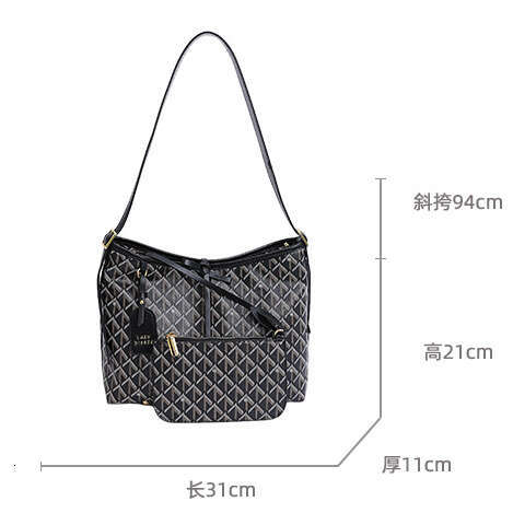 Trendy printed hand-held bucket bag Tote bag commuter mother-daughter bag shoulder bag French-style light luxury tote for women large-capacity handbag