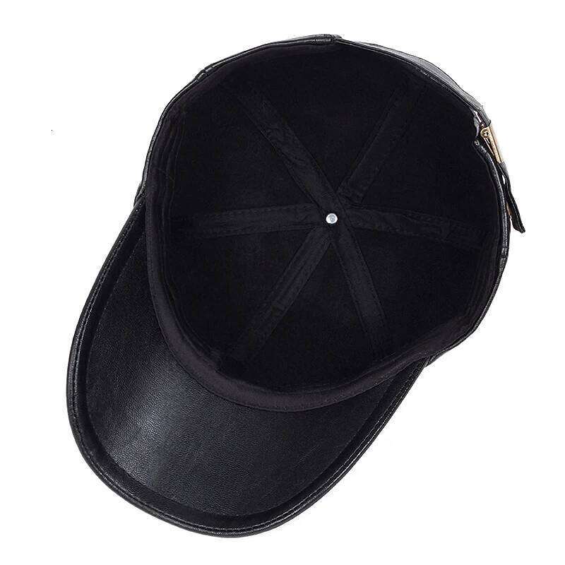 Autumn Winter warm leather baseball Cap Hip Hop Snapback Hat Fashion Men Women Sports Casual Caps Dad Hats Adjustable gorras Y260304