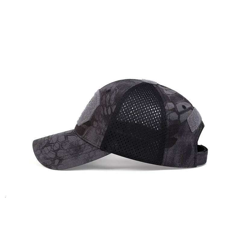 Unisex Skull Embroidered Baseball Men Outdoor Breathable Mesh Tactics Mountaineering Peaked Hat Adjustable Snapback Caps Y260304
