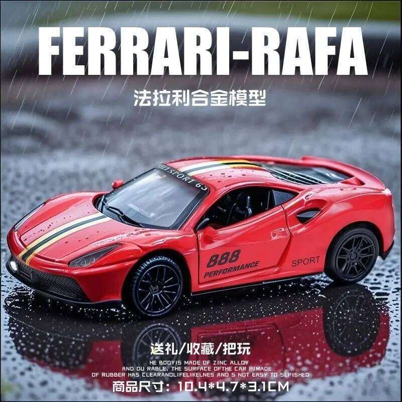 1:36 Die-cast Car Models - Realistic Off-Road & Sports Cars with Pull-Back Function, Desktop Ornaments, Boys' Gifts Blind Boxes Z260306