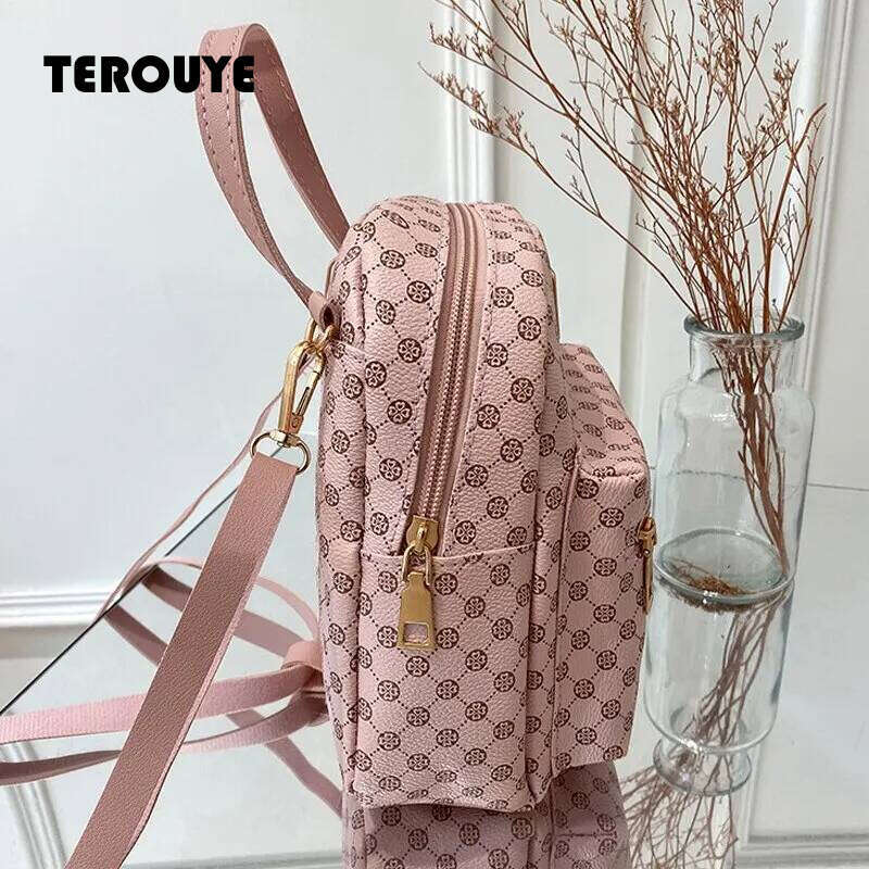 Classic Women Backpack Fashion School Bags Female Daily Shopping Girl Backpacks Schoolbags TEROUYE