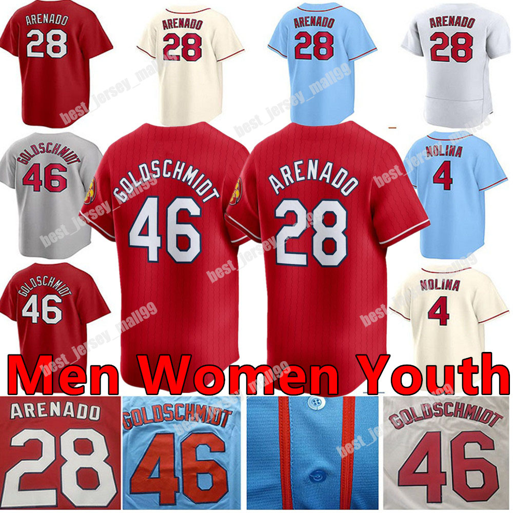 Custom Masyn Winn 28 Nolan Arenado Baseball Jersey Alec Burleson Lars Nootbaar Albert Pujols Molina Sonny Gray Baseball LynnNolan Men Women Youth
