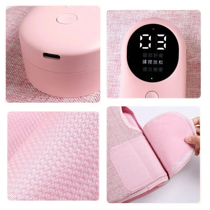 Electric Heated Calf Massager Wireless Air Pressure Leg Massager Compress Calf Massage Machine Promote Blood Circulation 260304