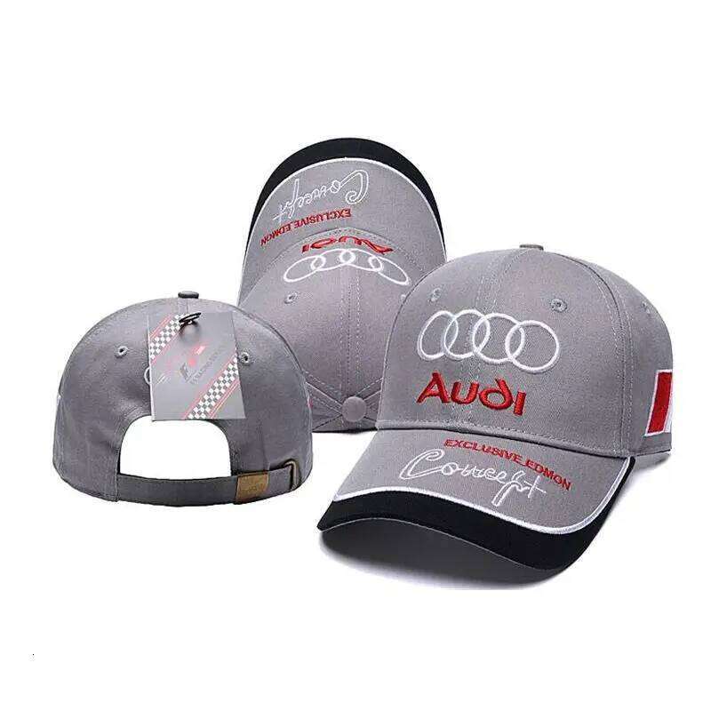 2025 New Audi Fashion Baseball Embroidered Outdoor Mountaineering Cotton Sunscreen Duck Tongue Hat Y260304