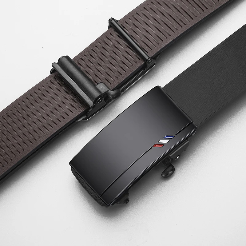 Fashionable Mens Alloy Automatic Buckle Belt With Mens Business Suit Pants Belt High-quality Casual Mens Belt 260302