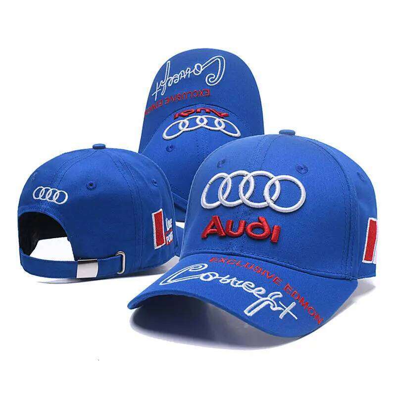 2025 New Audi Fashion Baseball Embroidered Outdoor Mountaineering Cotton Sunscreen Duck Tongue Hat Y260304