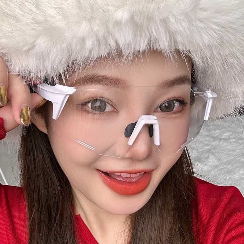 2023 Outdoor Cycling One-piece Sunglasses Men and Women Sports Mirror Windproof Sand Colorful Sunshade Eye Protection Sunglasses S260304