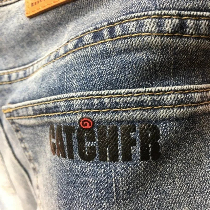 Short Jeans Pants for Men Oversize with Text Pockets Man Denim Shorts Big Size Thin Novelty in Xl Y2k Fashion Jorts Sale 260306