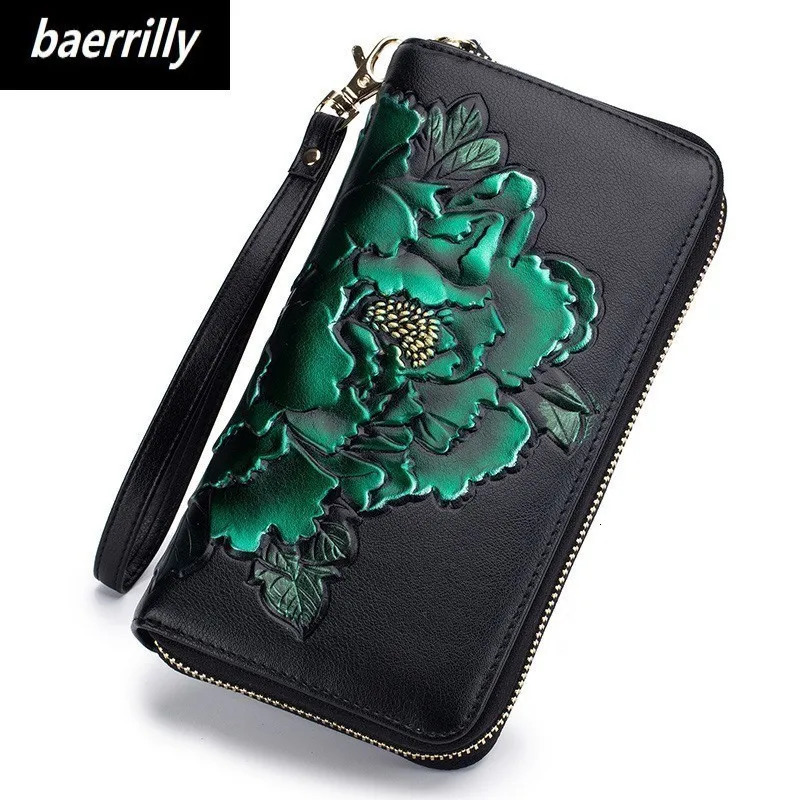 Womens Wallet Genuine Leather Rfid 36 Card Holders Coin Purse Girl Female Clutch Bag Ladies Purses Large Capacity 260307