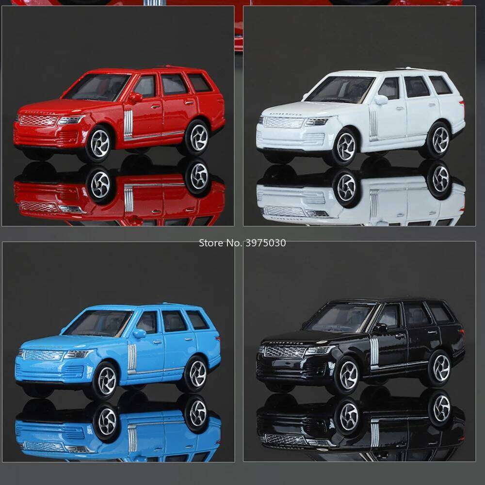 1:64 Land Range Rover Alloy Models Toys Diecast Cars Rubber Tire Exquisite Interior Miniature Vehicles Collect Souvenirs Z260307