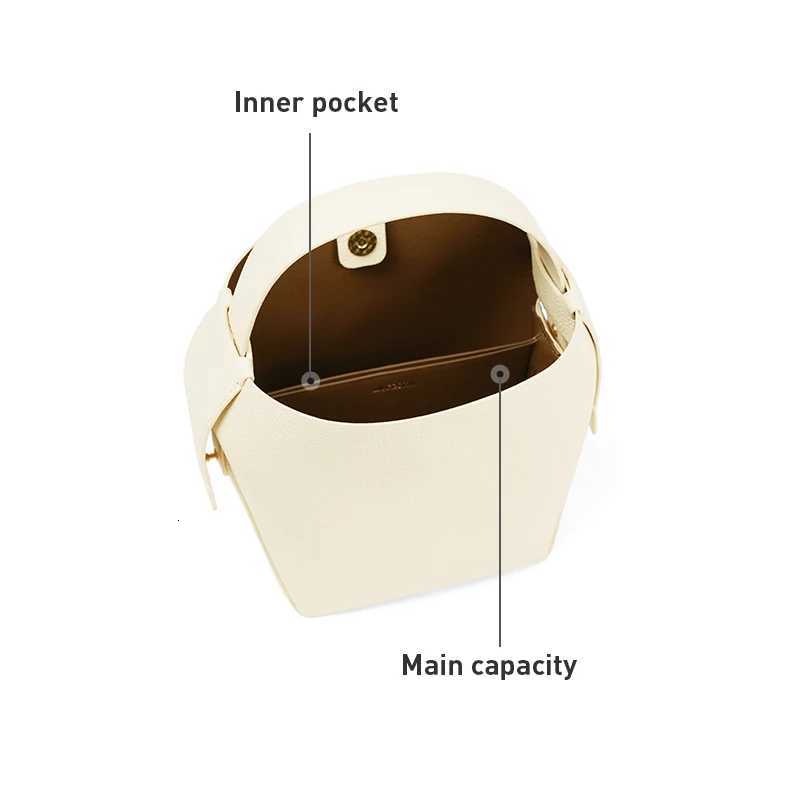 LA FESTIN Genuine Leather Ladies Handbag Shoulder Crossbody Bag Portable Bucket Bag Female Bags Womens bag H260306