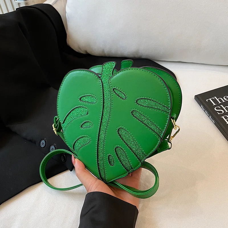 Leaf Banquet Bag Creative Fashion n Multiple Colors Elegant Mini Handbag Messenger 2025 260307