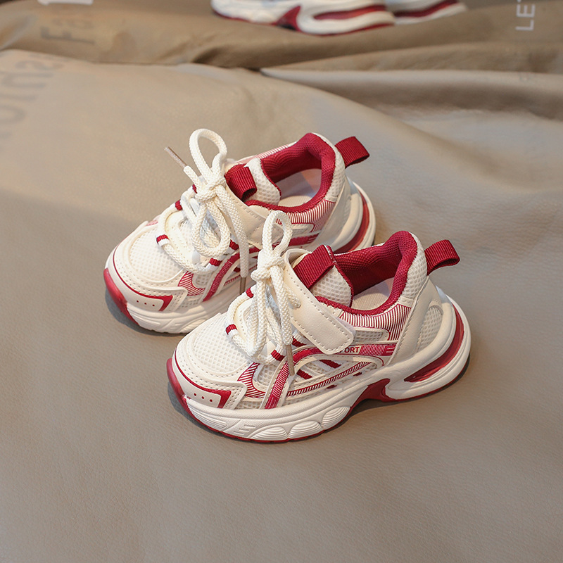 Free shipping Children's breathable shoes, children's walking shoes, girls' and boys' soft-soled sports shoes for leisure, low-top