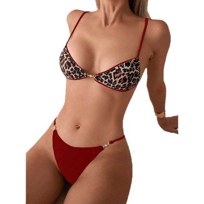 Women's Swimwear New Fashion Lace-Up Swimsuit for Women Beach Sexy Bikini Hot Spring Swimwear Bikini