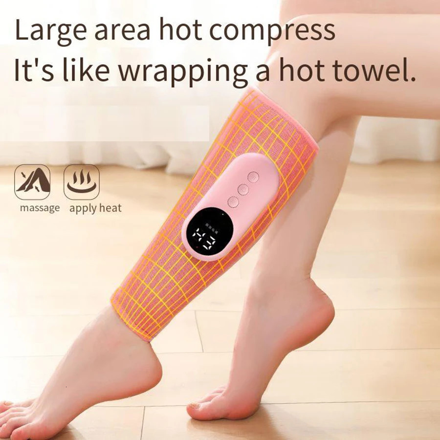 Wireless Smart Leg Massager TypeC Charging 360 Air Pressure Calf Compress Massager 3 Mode Adjustable Relax Foot Calf Muscle 260304