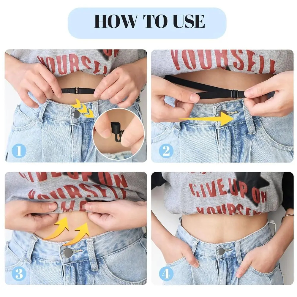 Highly Elasticity Crop Adjustable Band Adjustable for Transform The Way Your Tops Crop Band for Tucking Shirts 260302
