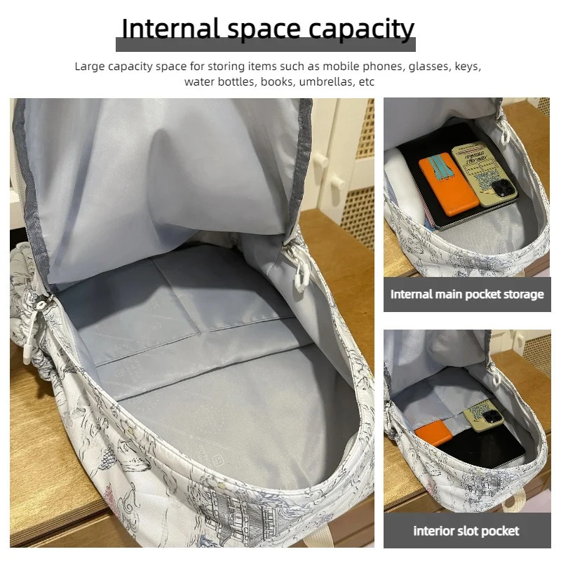 Chinese Style Backpack with Large Capacity and Multiple Pockets A Casual Suitable for Daily Student Use 260307