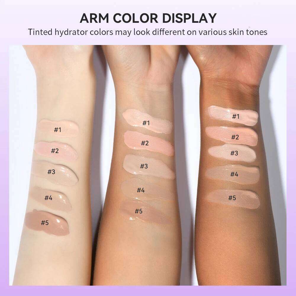 High Coverage CC cream Foundation Tinted Hydrator Matte Finish Light Oil-Free Moisturizing Makeup Hyaluronic Acid Sheer 26L0306