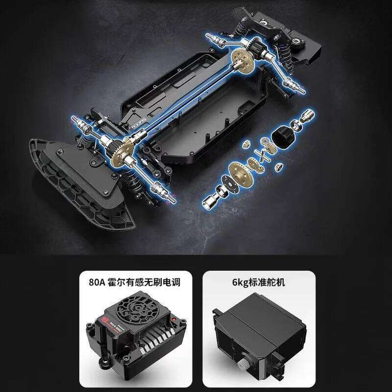 New In Stock MJX 1/10 Sensible 10303 Brushless Motor Pulling Hyperr Go High Speed Drift Remote Control Car Z260306