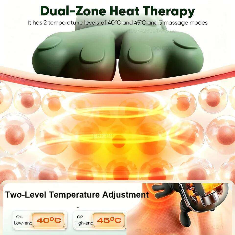 Electric Deep Tissue 4D Kneading Simulated Human Hand for Neck Shoulder Pain Relief Muscle Relax Massager 26Y0307