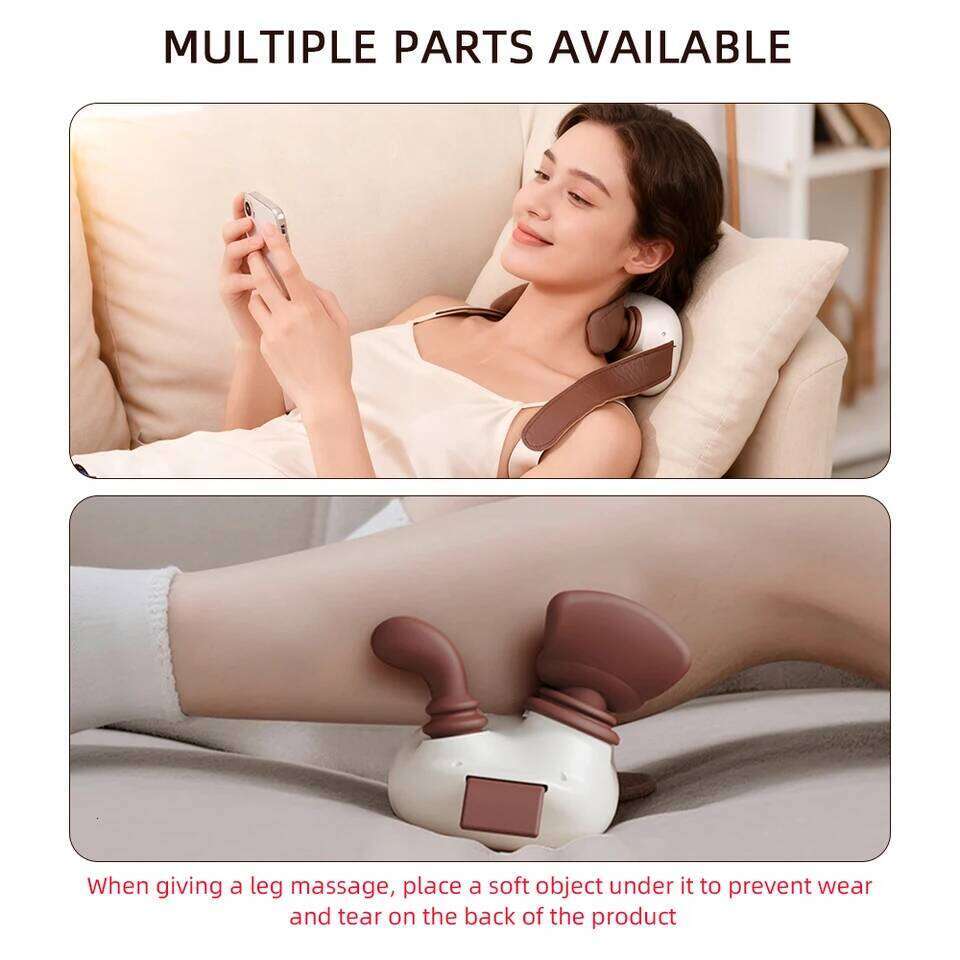 4D Hand Shaped Kneading And Massager Portable Neck Shoulder Massage Pillow Brushless Motor Trapezius masajeador 26Y0307