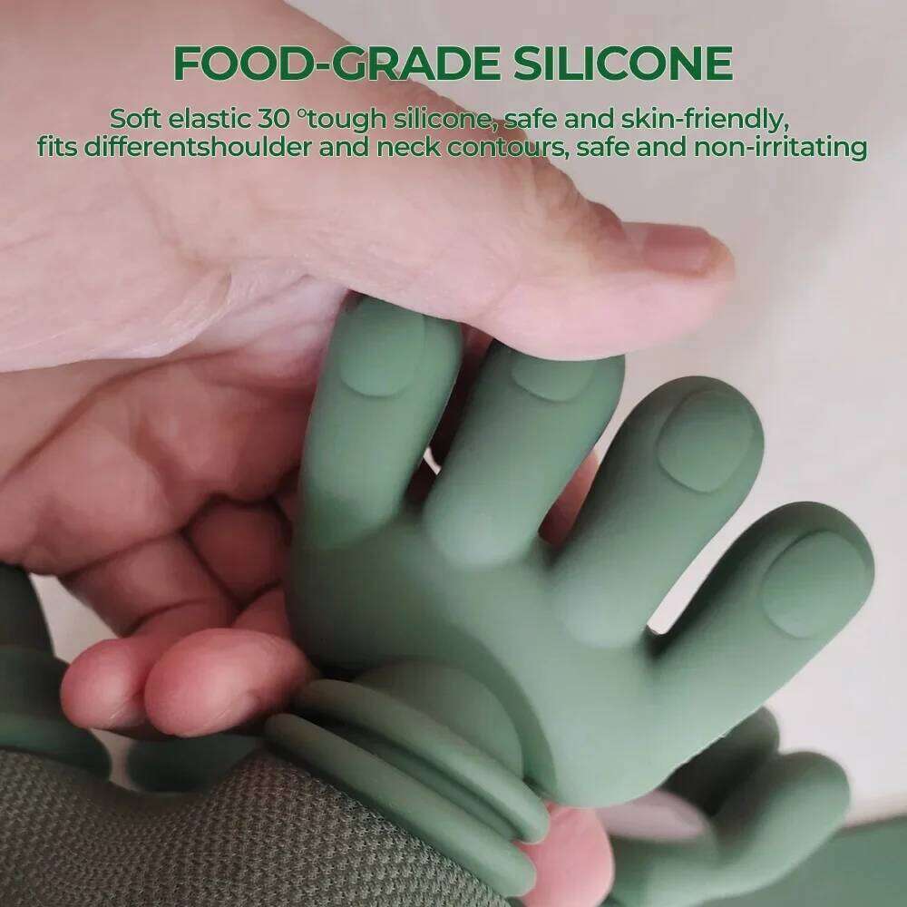 New Bionic Finger Shoulder Massager Wireless Cervical Trapezius Kneading Massage Shawl Brushless Motor Neck masajeador 26Y0307