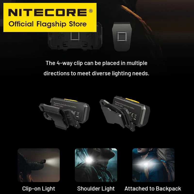 NITECORE NU27 56g Trail Running Headlight Lightweight Warm Light Neutral/Cool White Light LED Headlamp 600 Lumens USB-C Recharge H260307