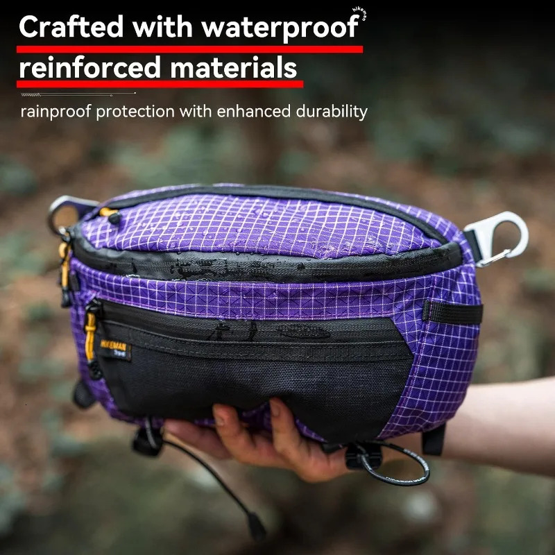 Dyneema Waist Bag 20L Waterproof UrltraLight Multi Pocket for Cycling Running Hiking Camping Outdoor Sports Accessories 260228