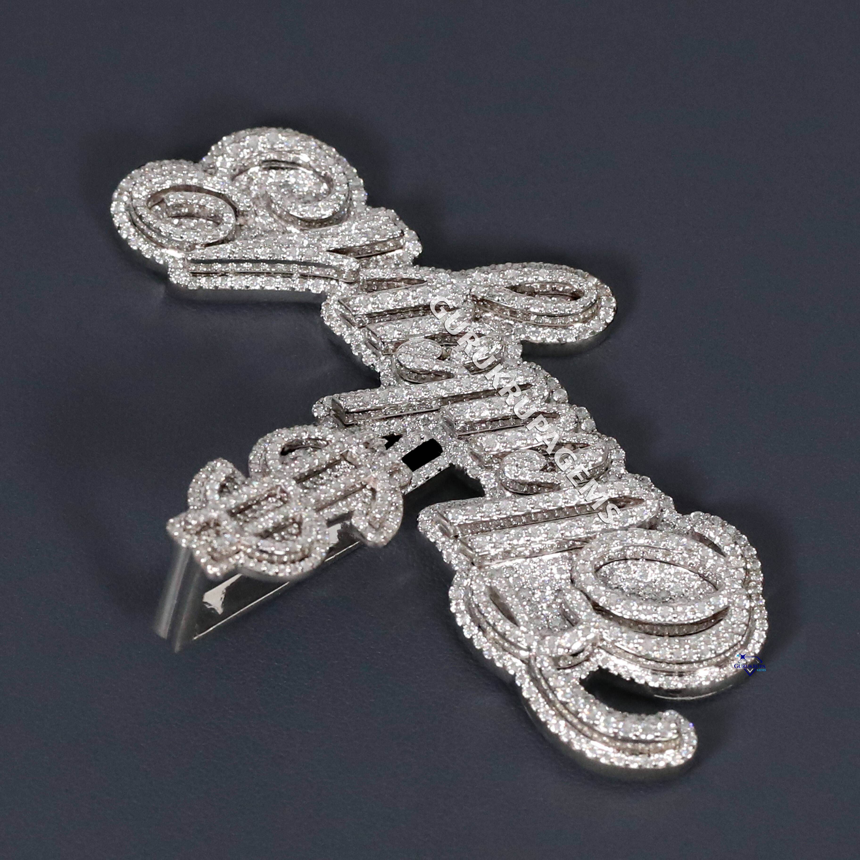 Discover Our Exclusive Collection of Hip Hop Moissanite Round Cut Diamond Pendants Crafted in High Quality 925 Sterling Silver