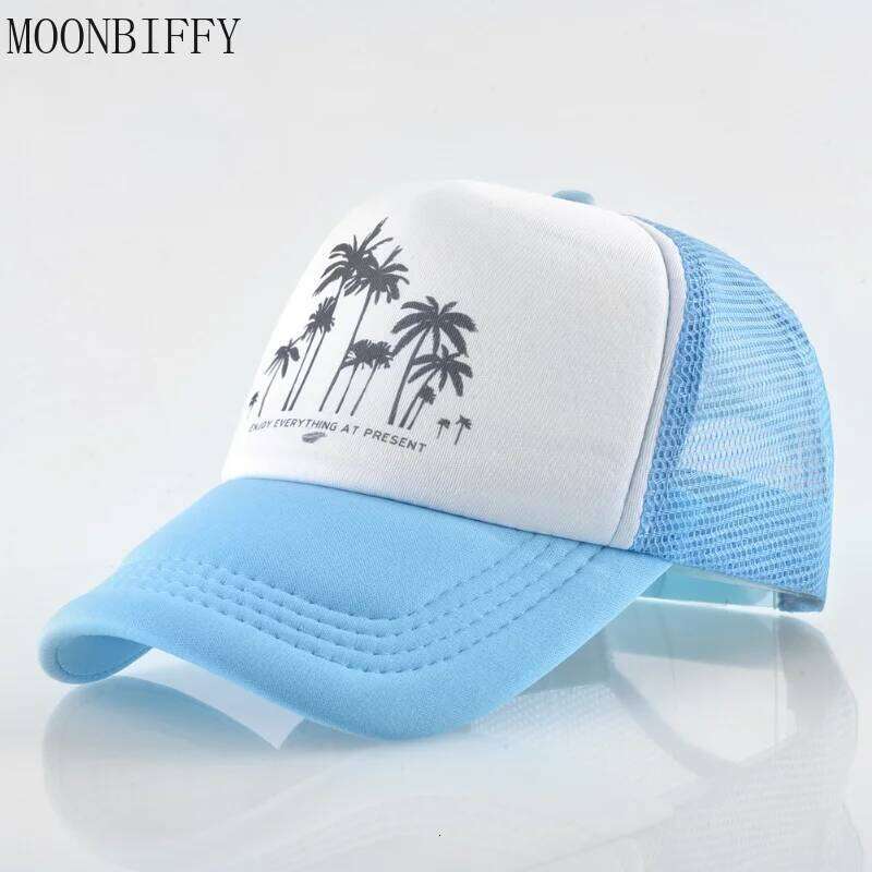 Trees Mesh Baseball Cap Summer Outdoor Snapback Sport Hats for Men Women Fashion Trucker Caps Hip Hop Skateboard Casquette Y260304