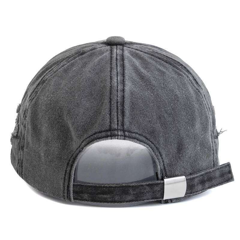 New Women's Five Pointed Star Design Washed Cotton Baseball Cap Fashion Street Dad Hat Y260304